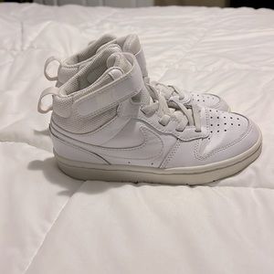 Nike kids court borough mid 2 - worn twice - pics show wear still life left